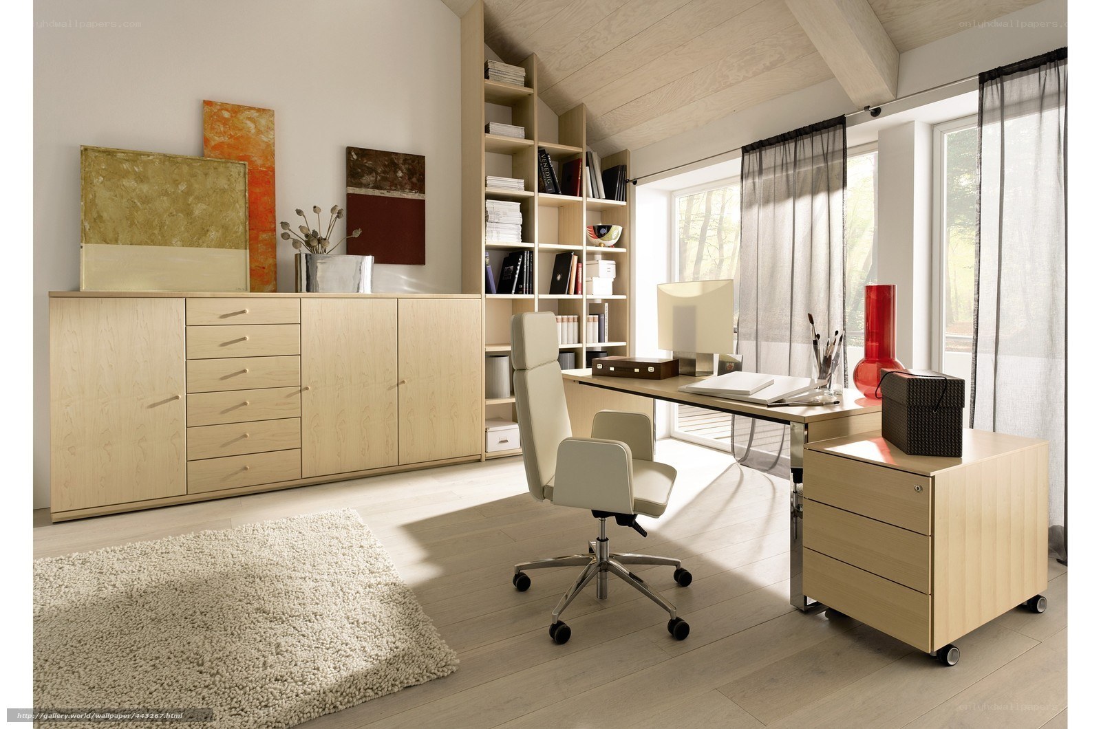 modern home office setup