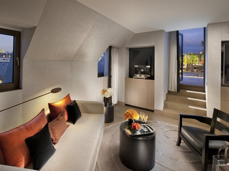 Modern Hotel Suite — Beige