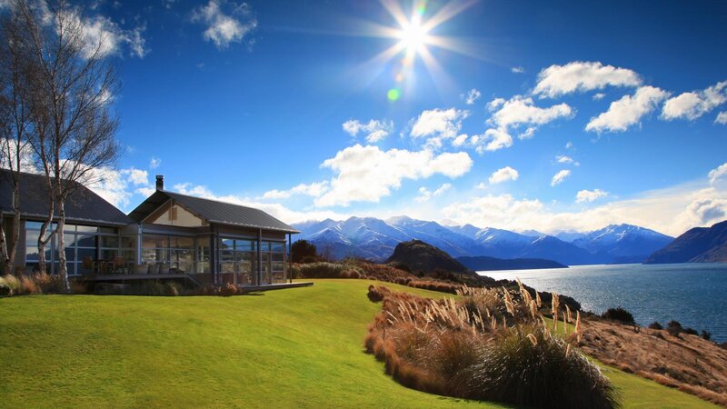 Modern House by Lake