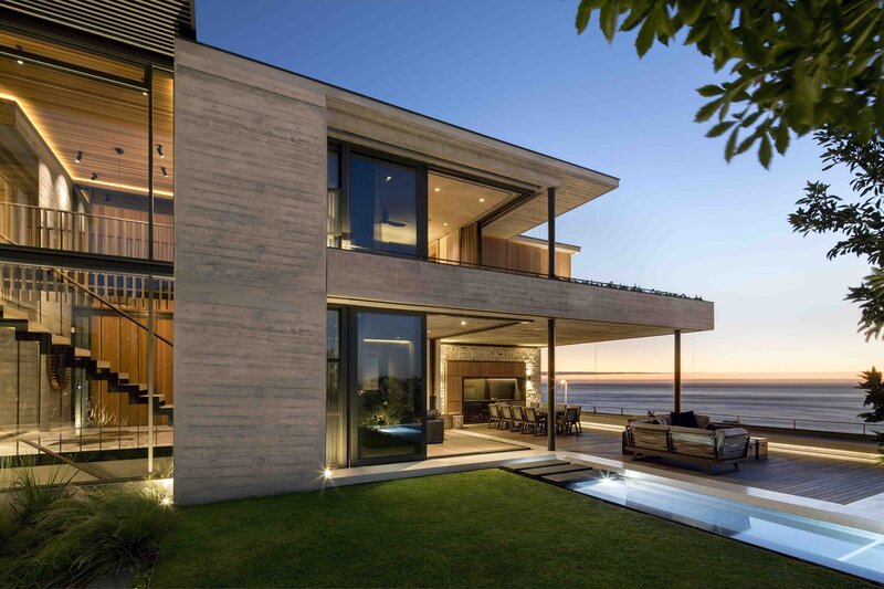 Modern House by the Sea — Blue