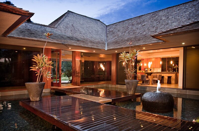 Modern House Courtyard