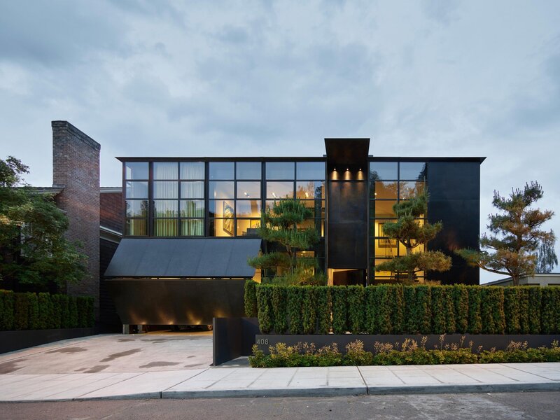 Modern House Exterior — Black