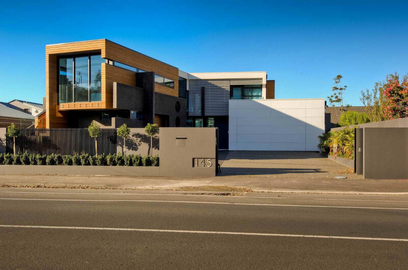 Modern House Exterior — Blue