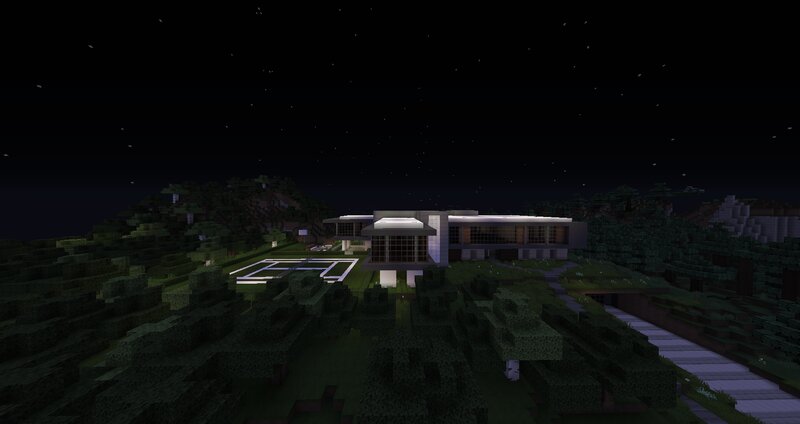 Modern House in Forest — Black, Serene