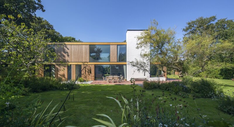Modern House in Garden