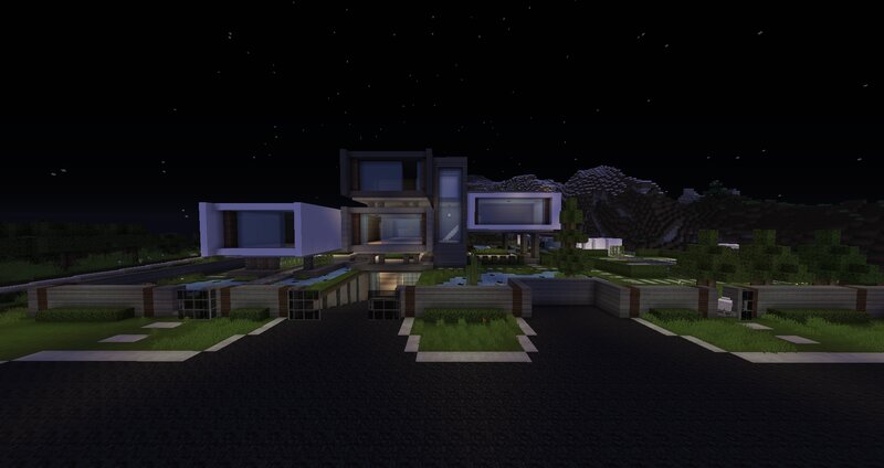Modern House in Minecraft — Black