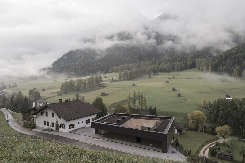 Modern House in Valley — Green