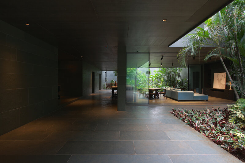 Modern House Interior — Gray, Serene