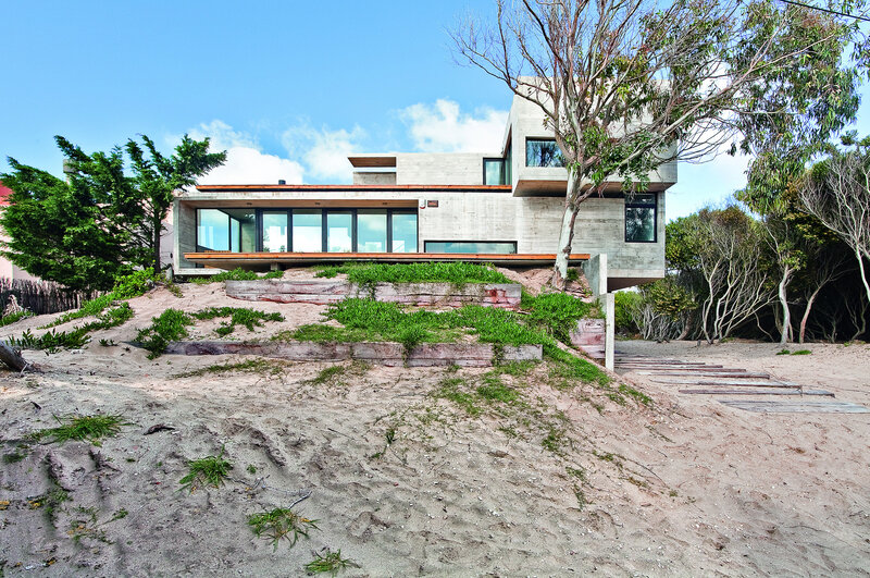 Modern House on Sand Dune