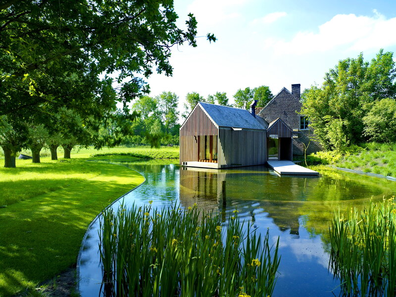 Modern House on Water