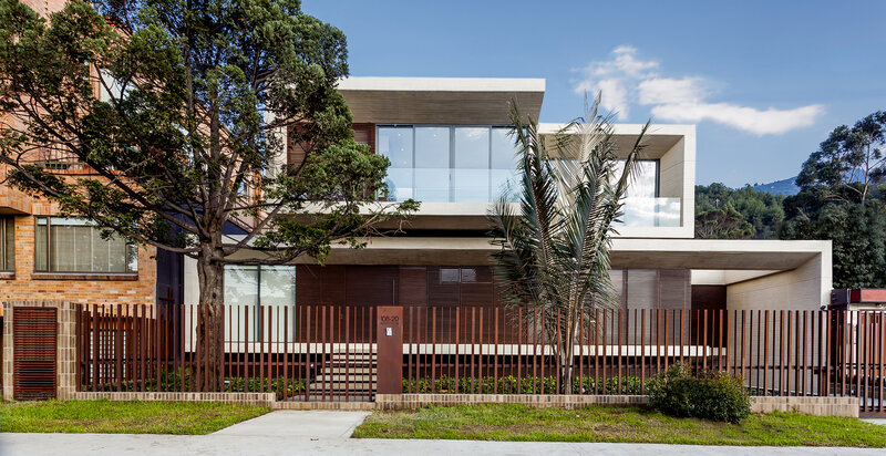 Modern House with Fence