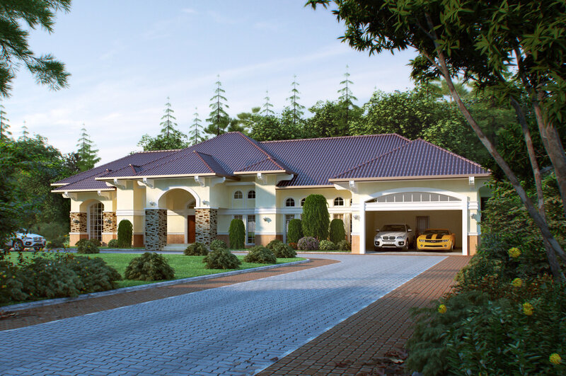 Modern House with Garage