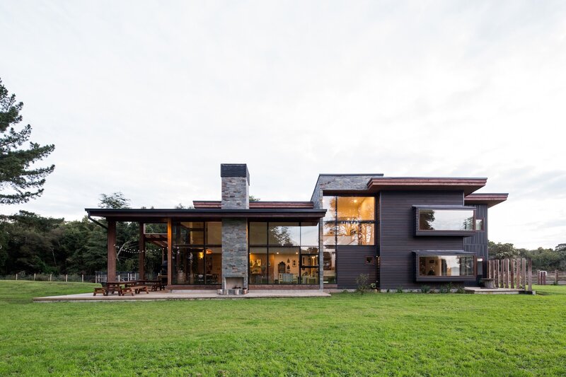 Modern House with Lawn