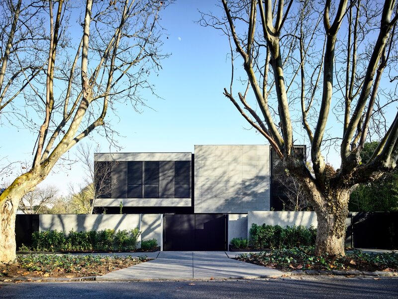 Modern House with Trees