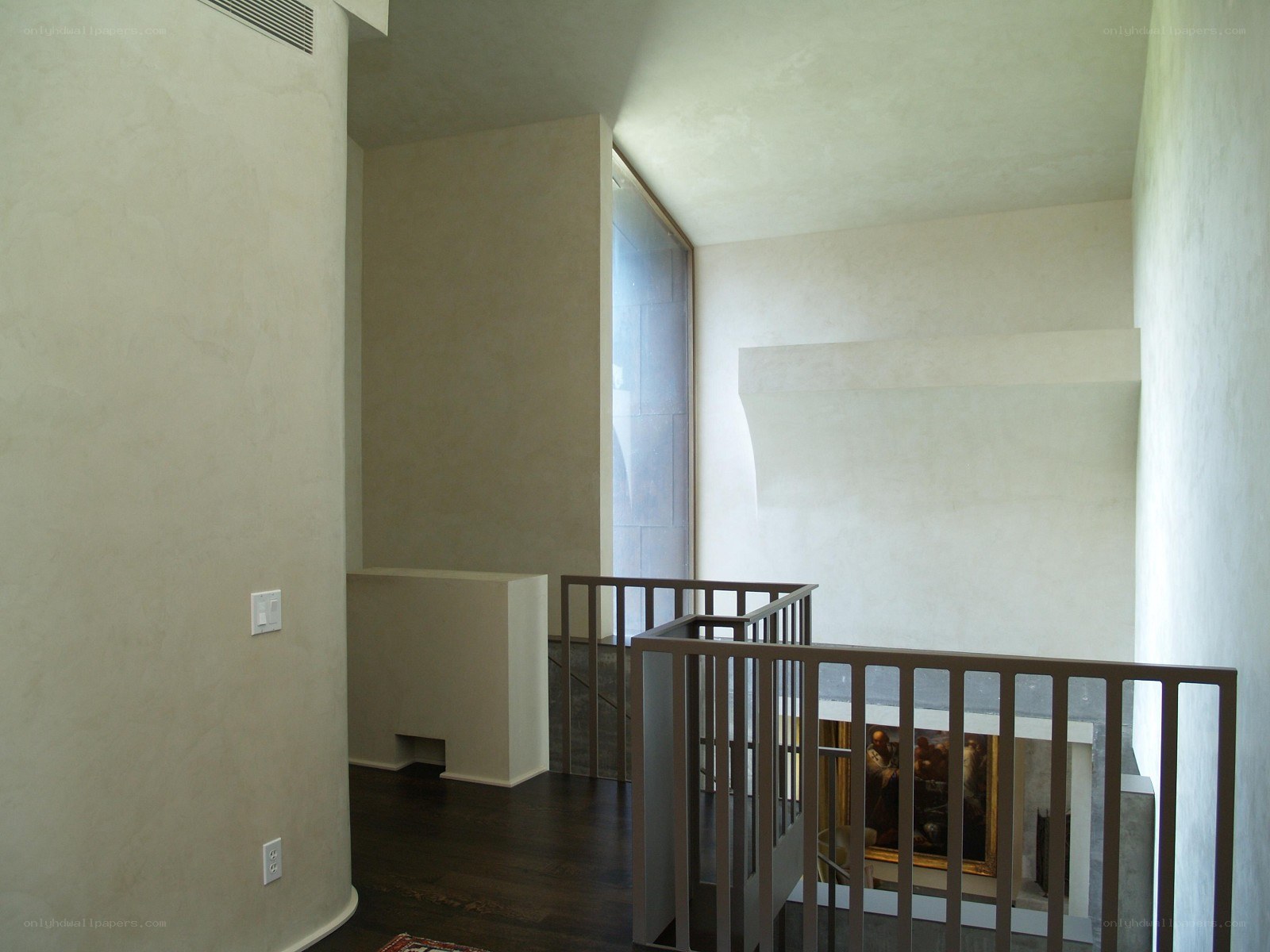 Modern interior with staircase