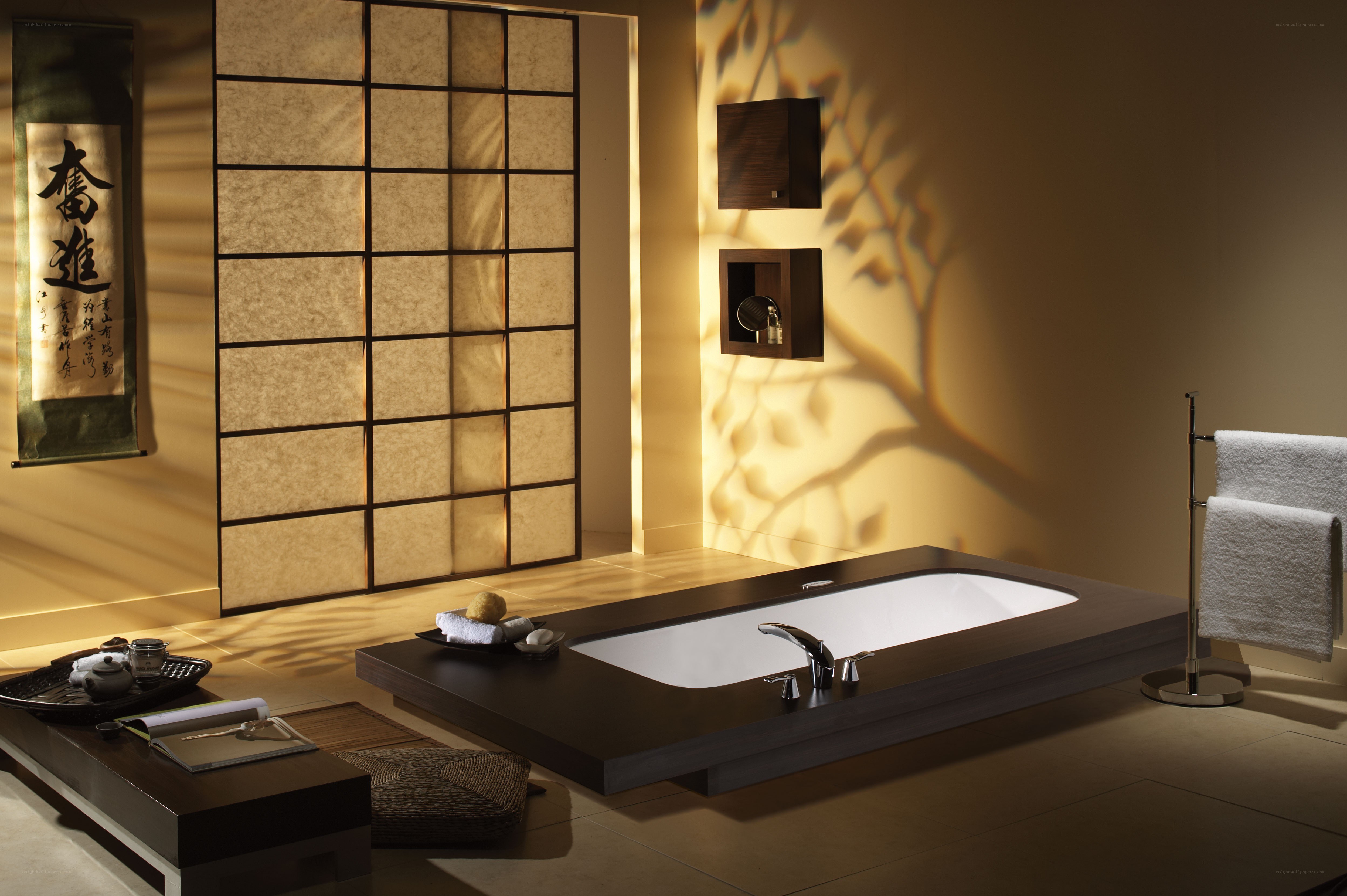 Modern Japanese-style bathroom