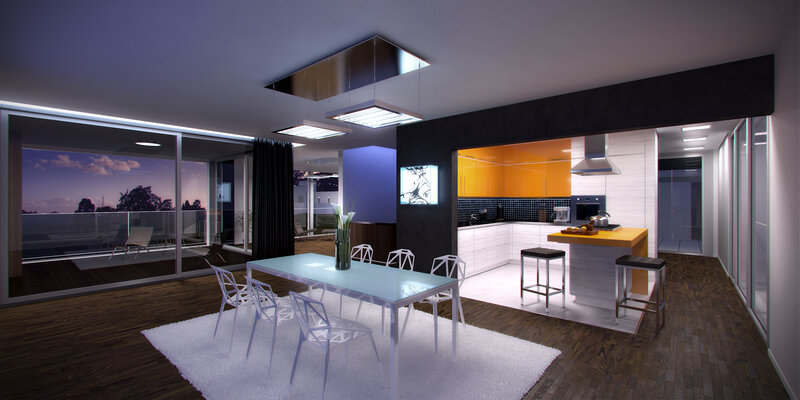 Modern Kitchen Dining Area