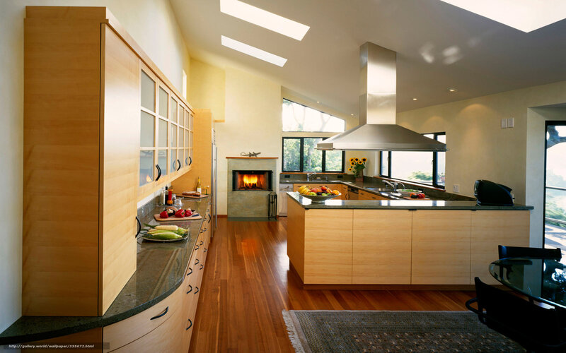 Modern Kitchen Interior — Beige, Serene