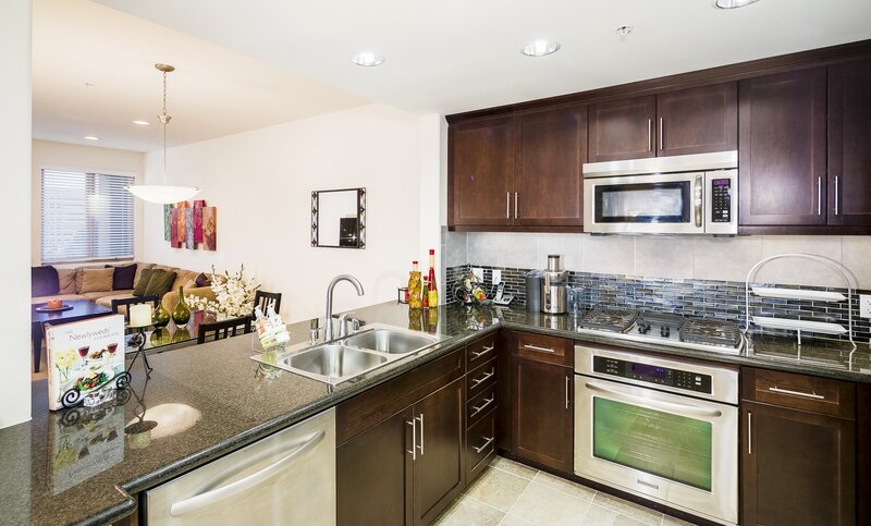 Modern Kitchen Interior — Brown, Neutral, Afternoon