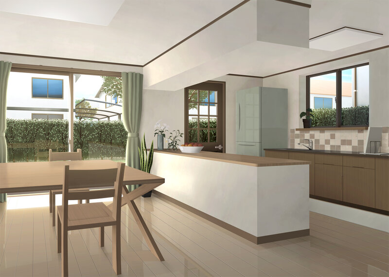 Modern Kitchen Interior — White, Serene