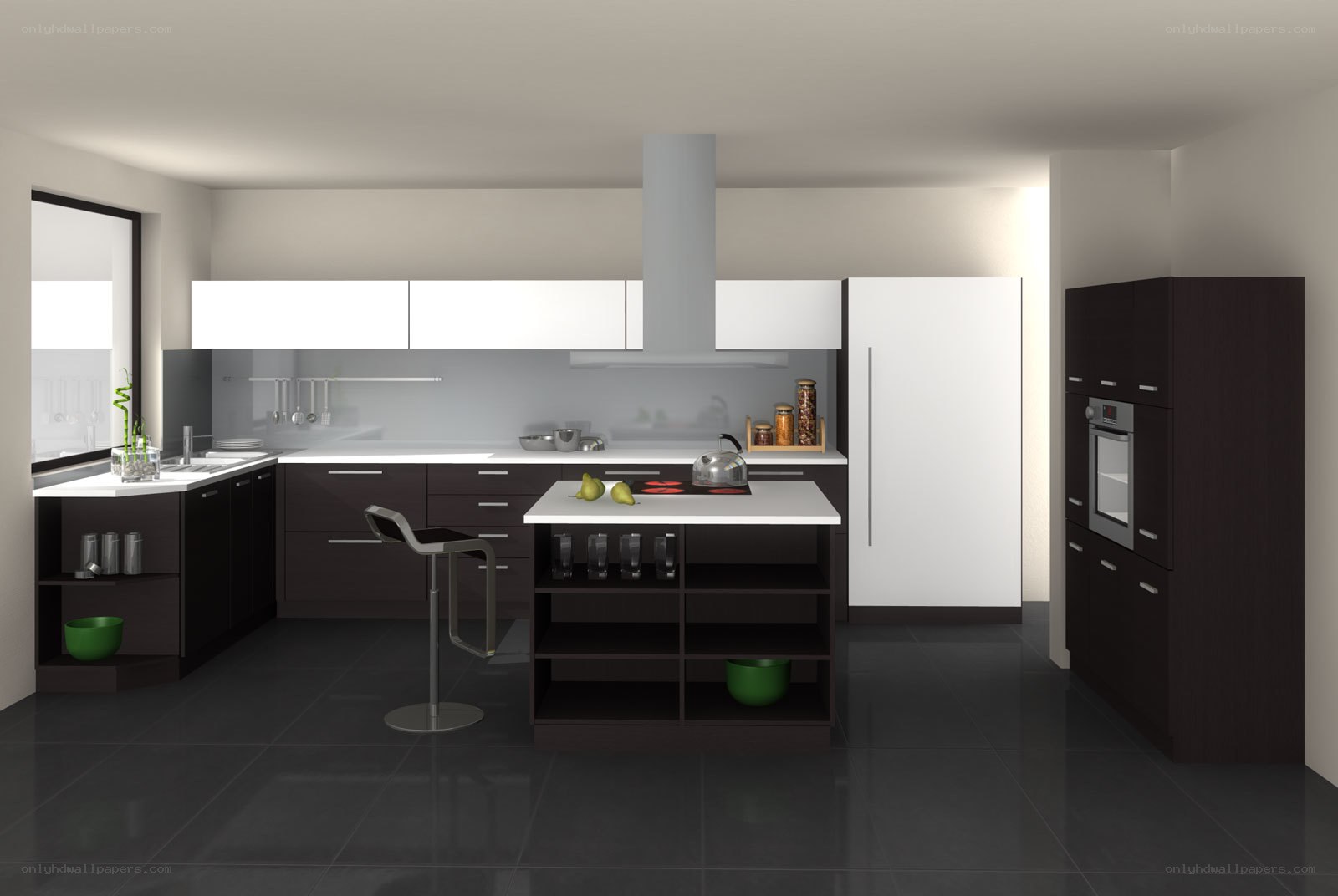 modern kitchen interior