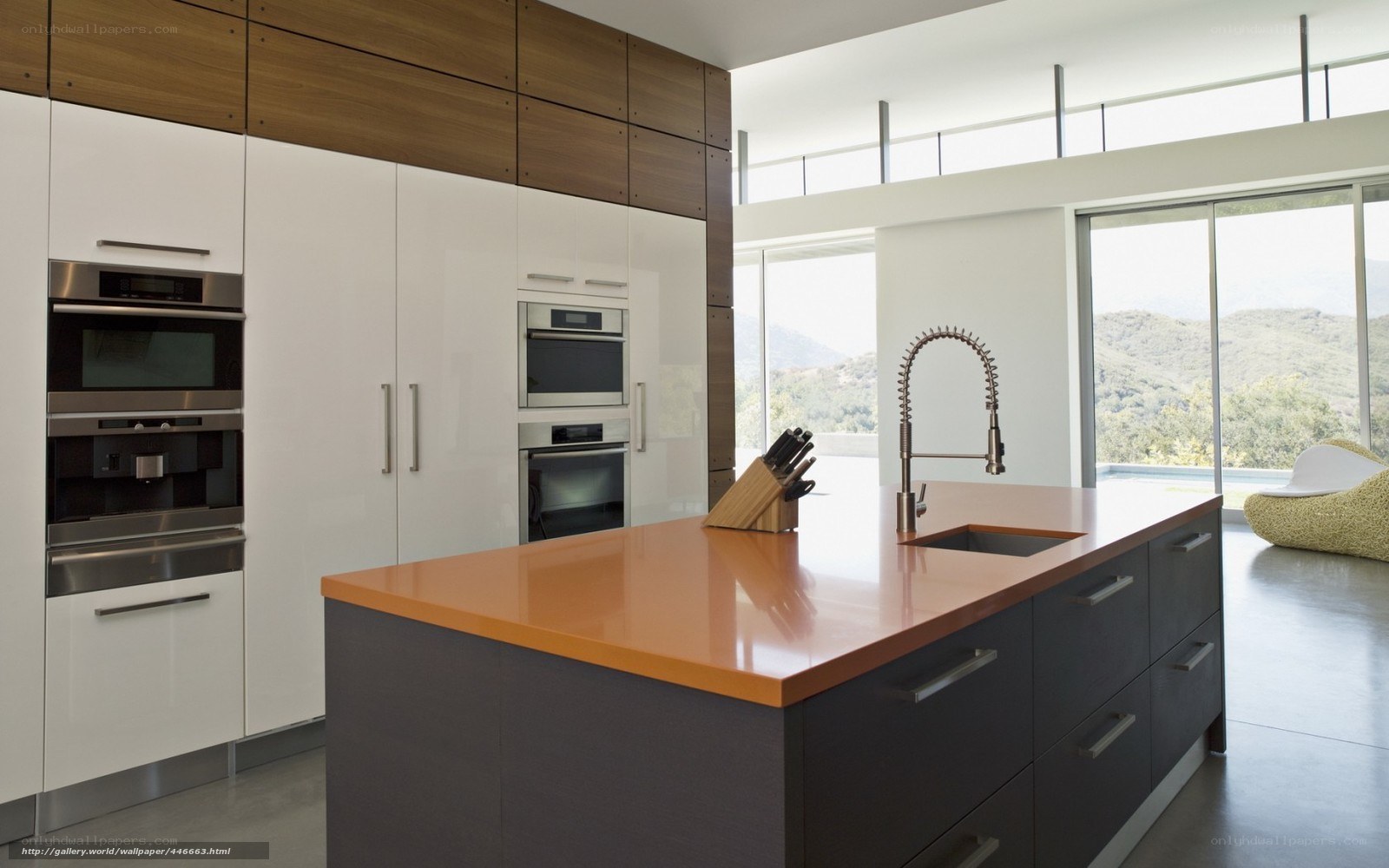 Modern kitchen with island