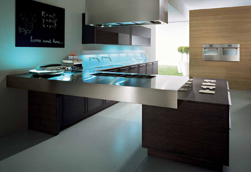 Modern kitchen with island