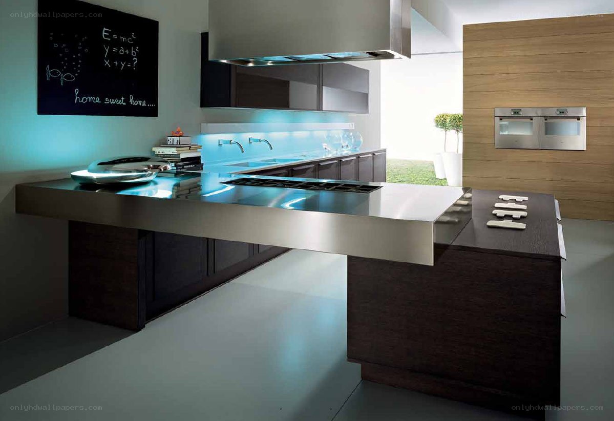 Modern kitchen with island