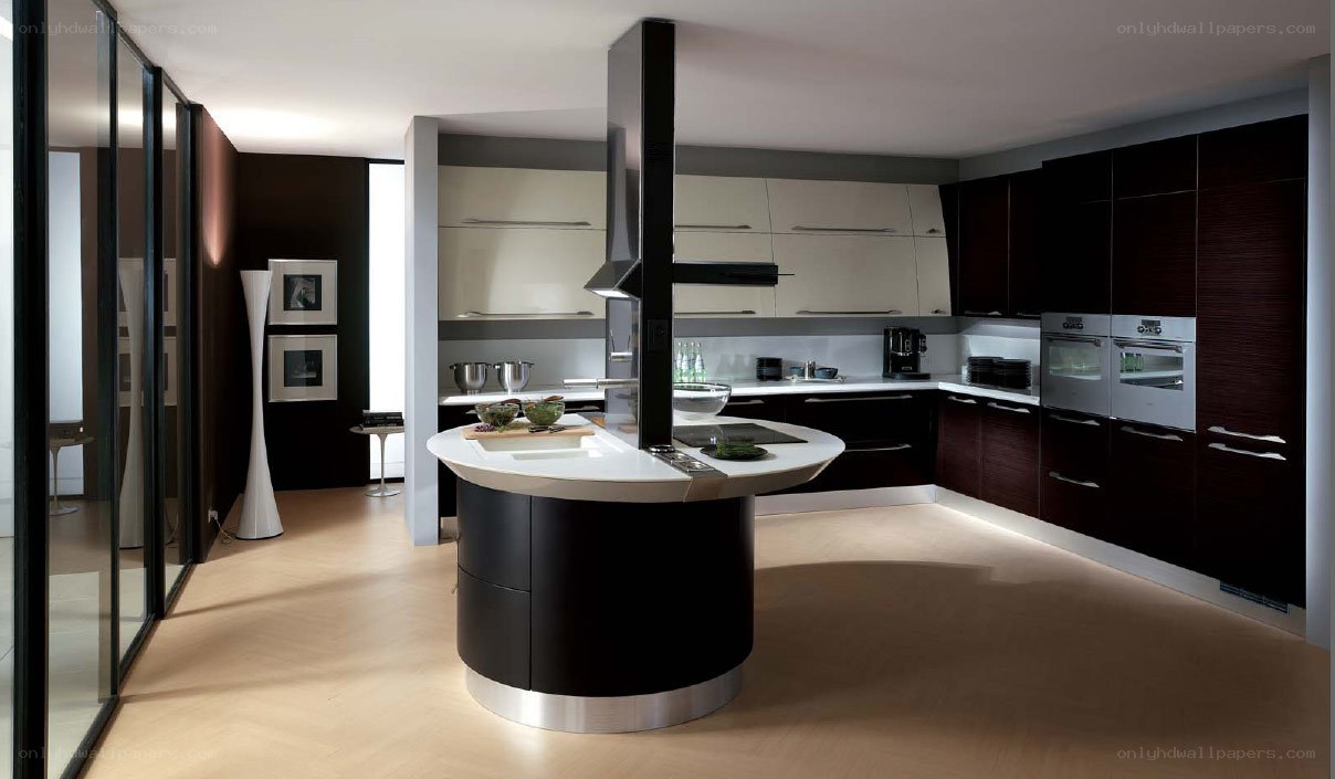 Modern kitchen with island
