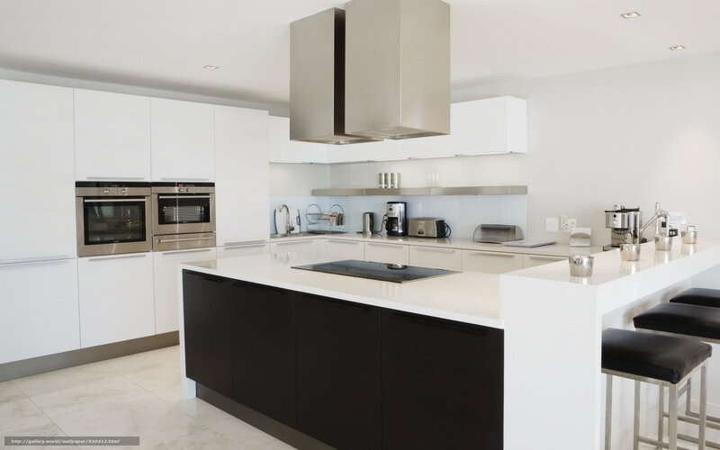 Modern kitchen with island