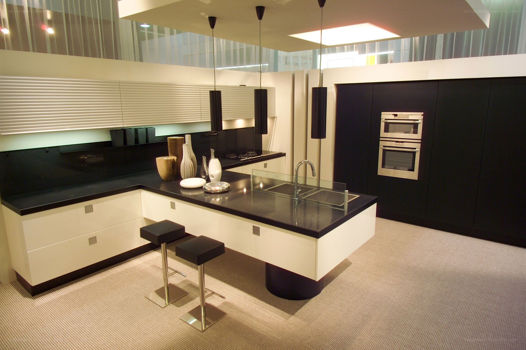 Modern kitchen with island
