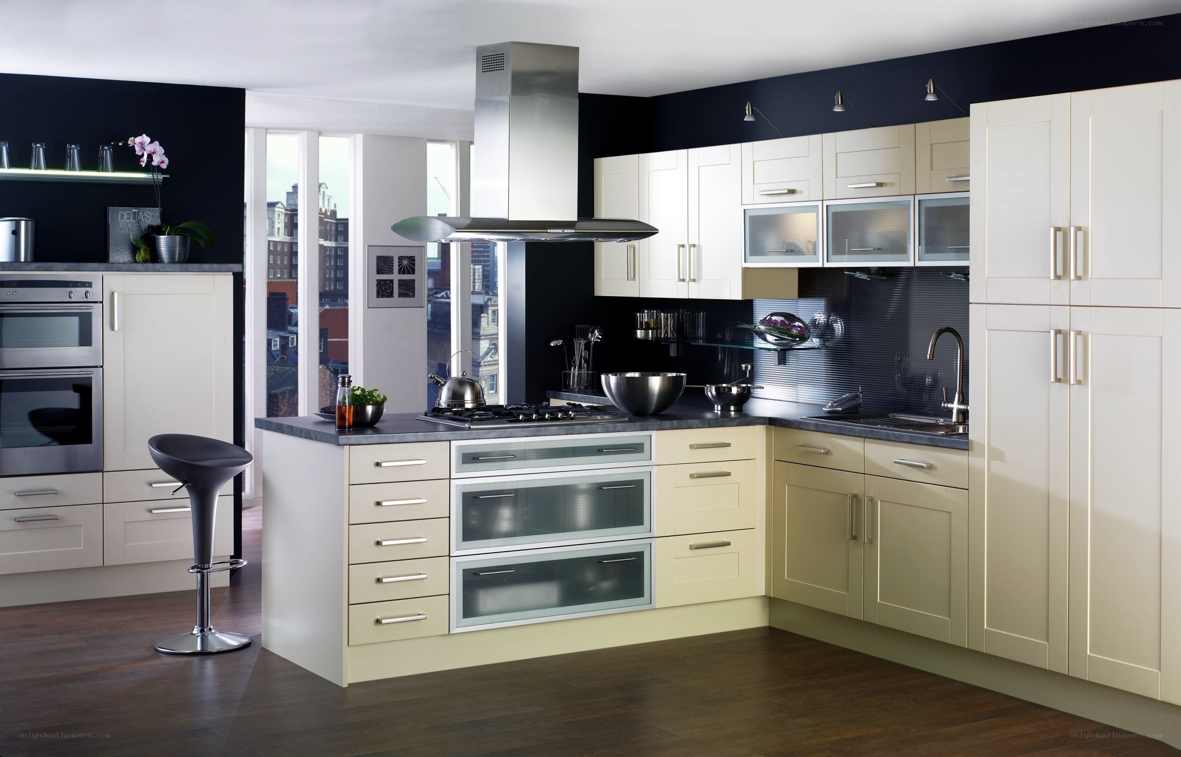 Modern kitchen with island
