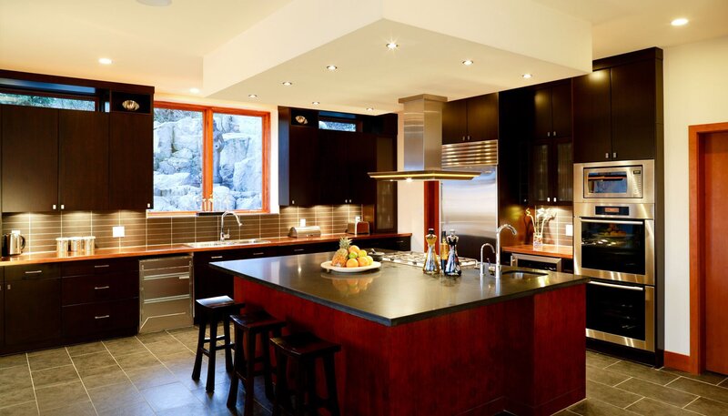 Modern kitchen with island