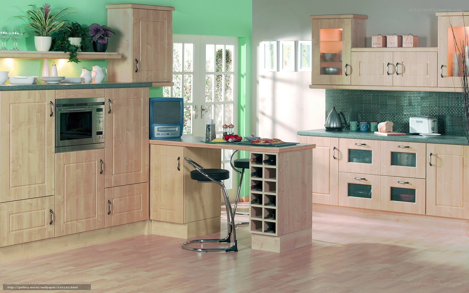 Modern kitchen with island