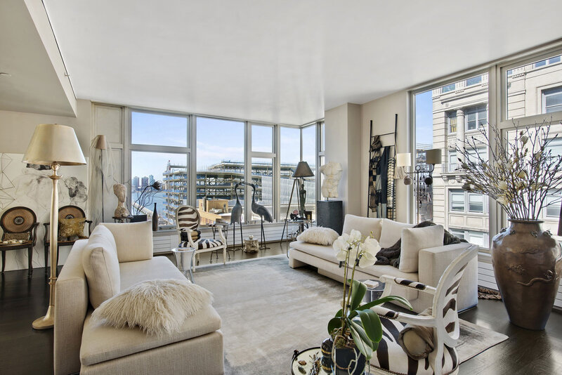 Modern Living Room — Beige, Calm, Afternoon, Photograph
