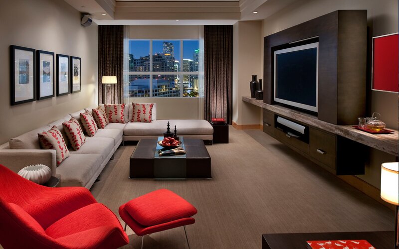 Modern Living Room — Beige, Calm