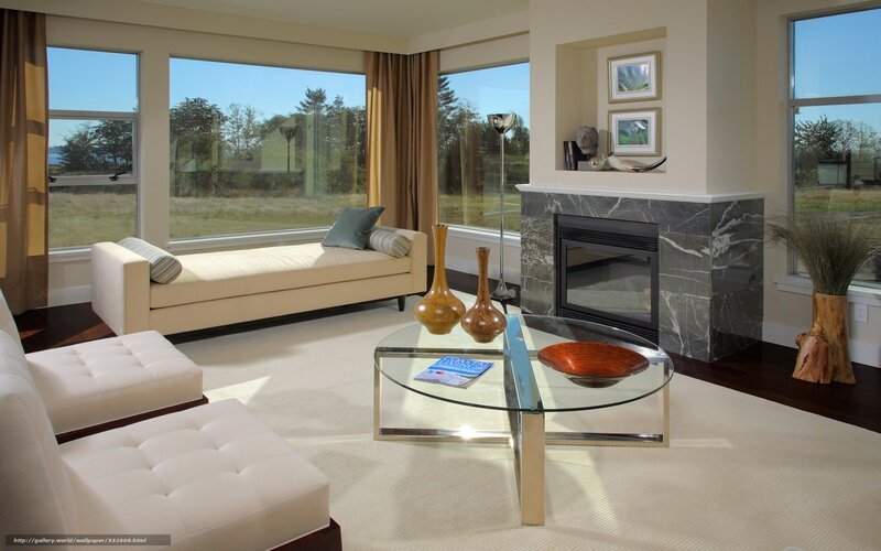 Modern Living Room — Beige, Serene, Afternoon