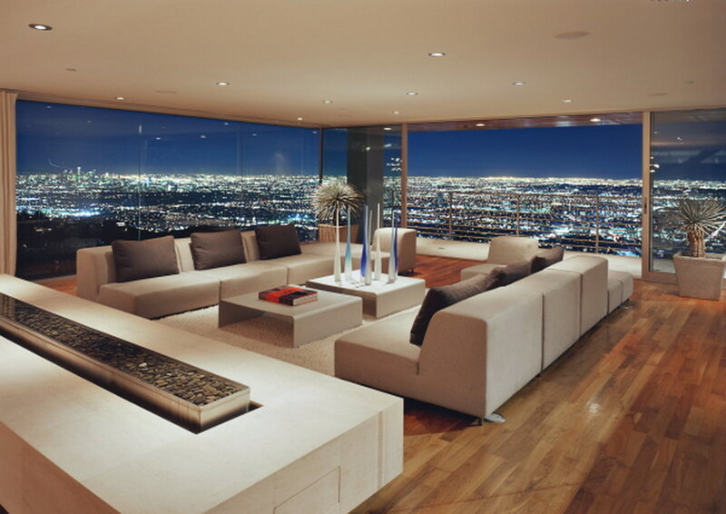 Modern Living Room — Beige