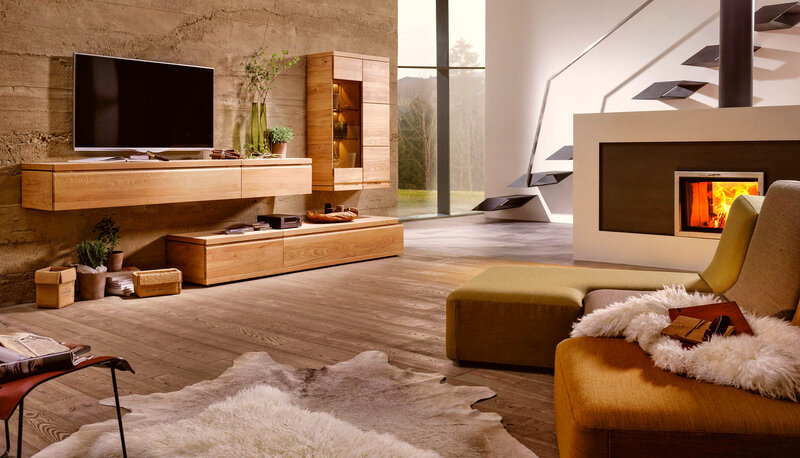Modern Living Room — Brown, Serene
