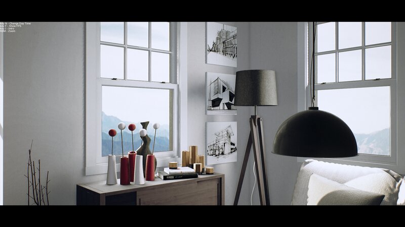 Modern Living Room Corner