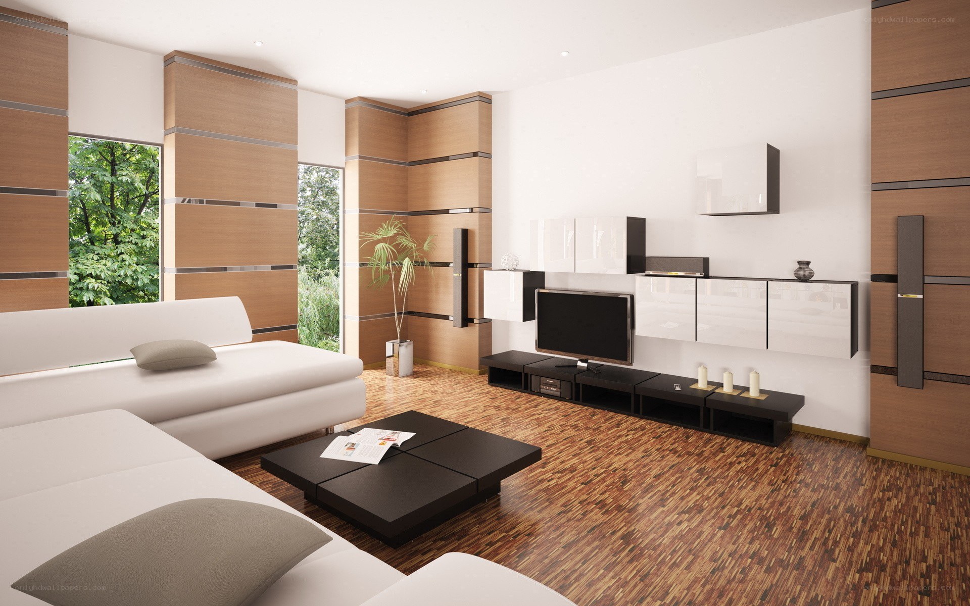 Modern living room interior