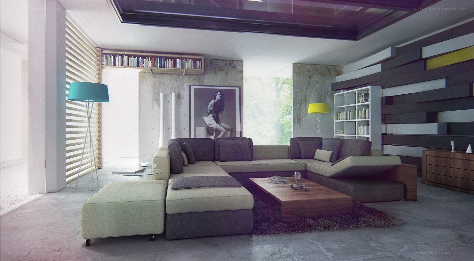 Modern living room interior