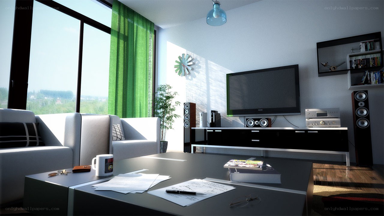 Modern living room interior