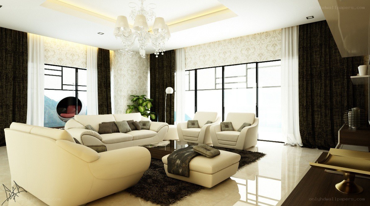 Modern living room interior