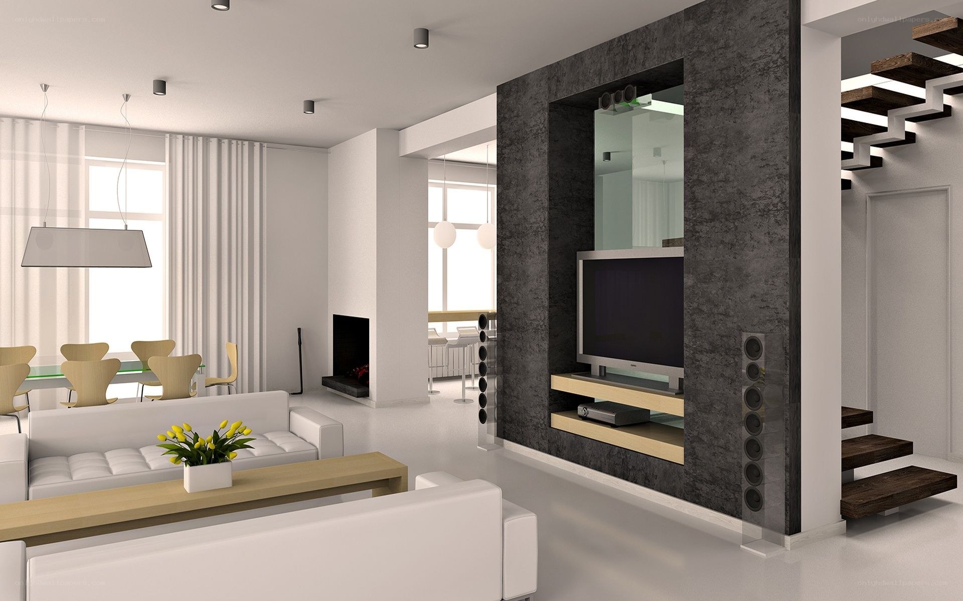 Modern living room interior