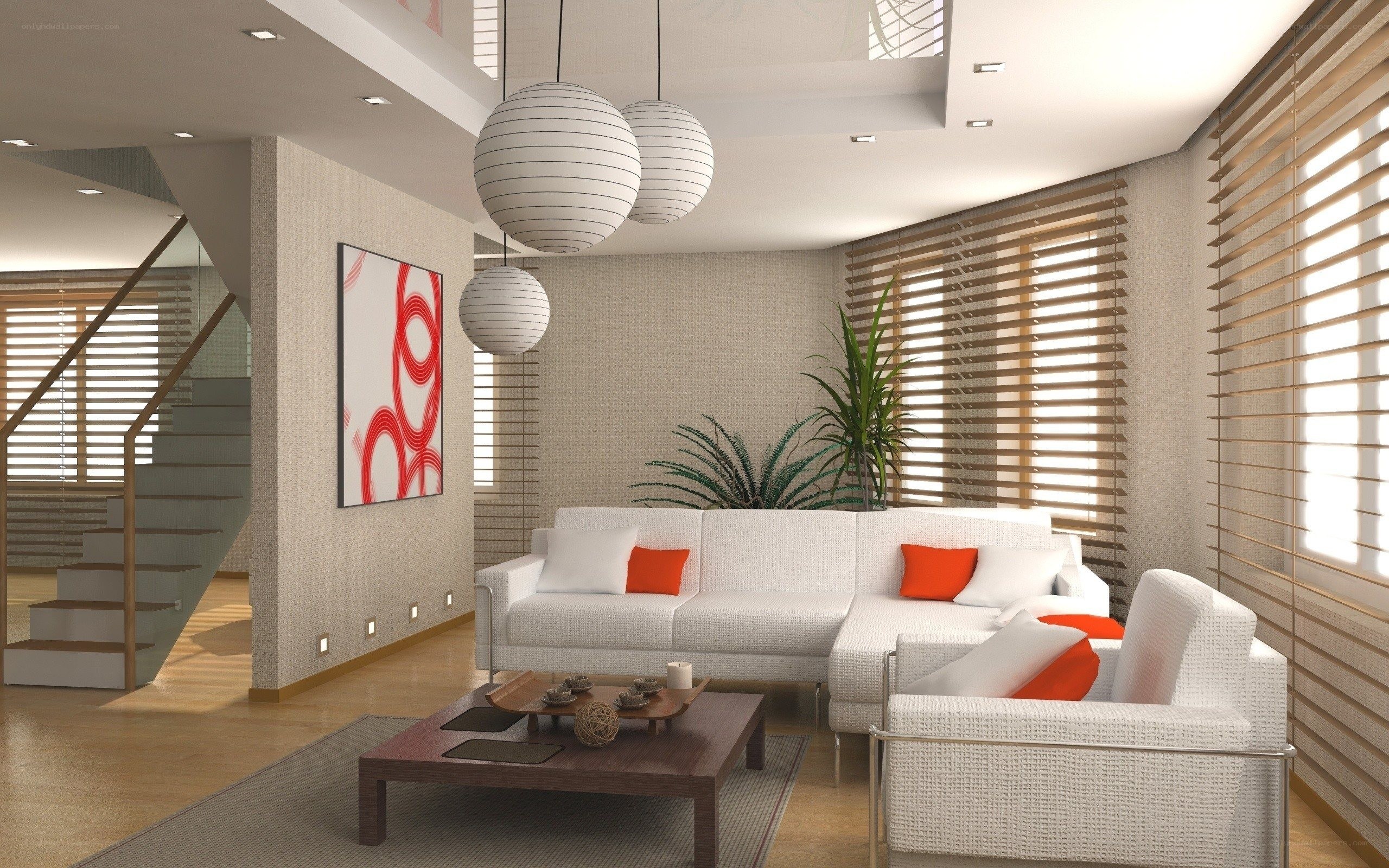 Modern living room interior