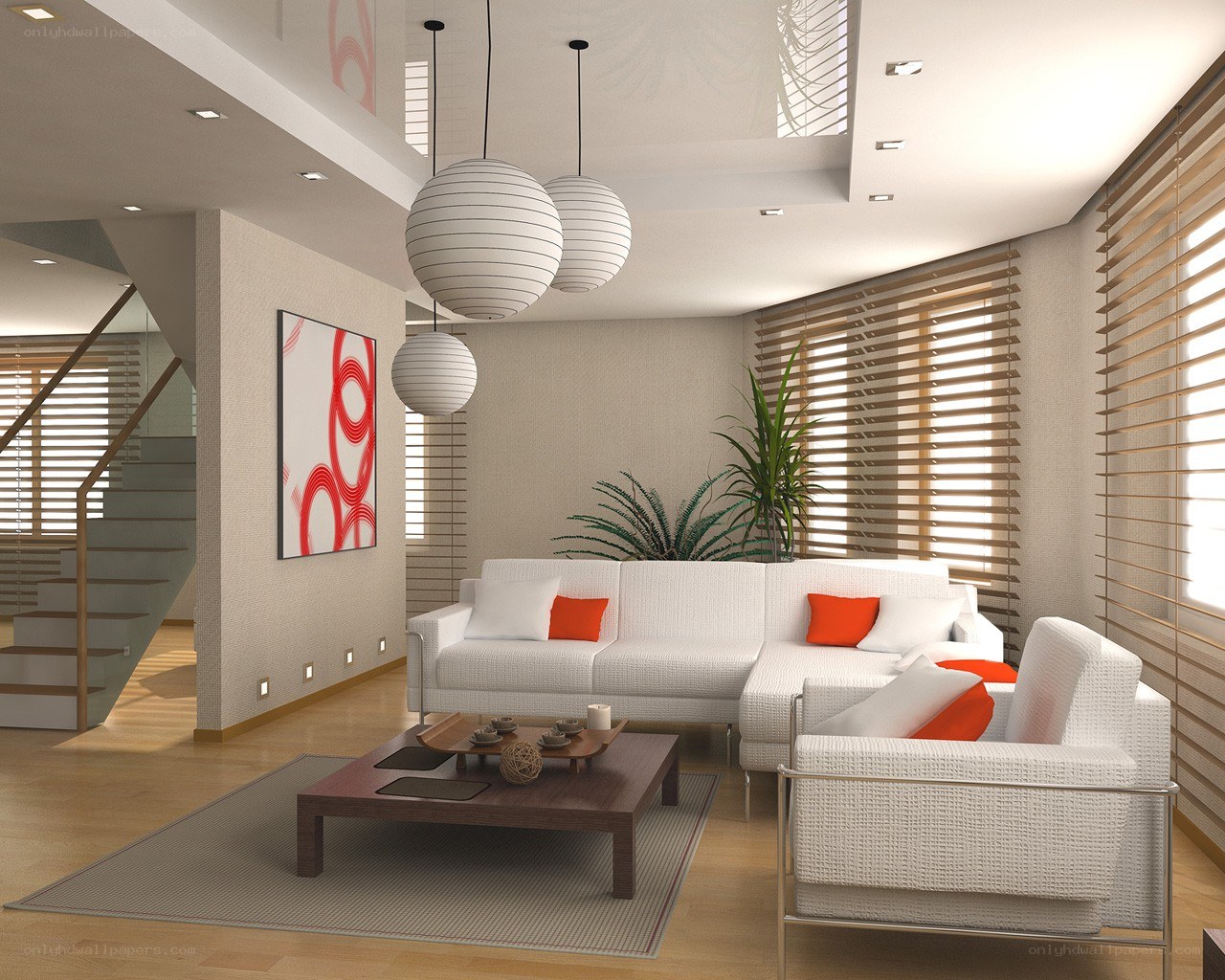 Modern living room interior