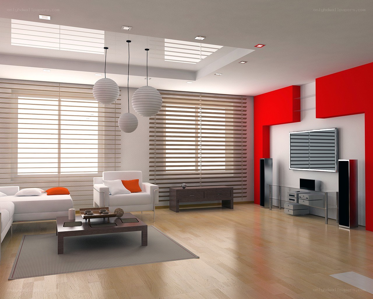Modern living room interior