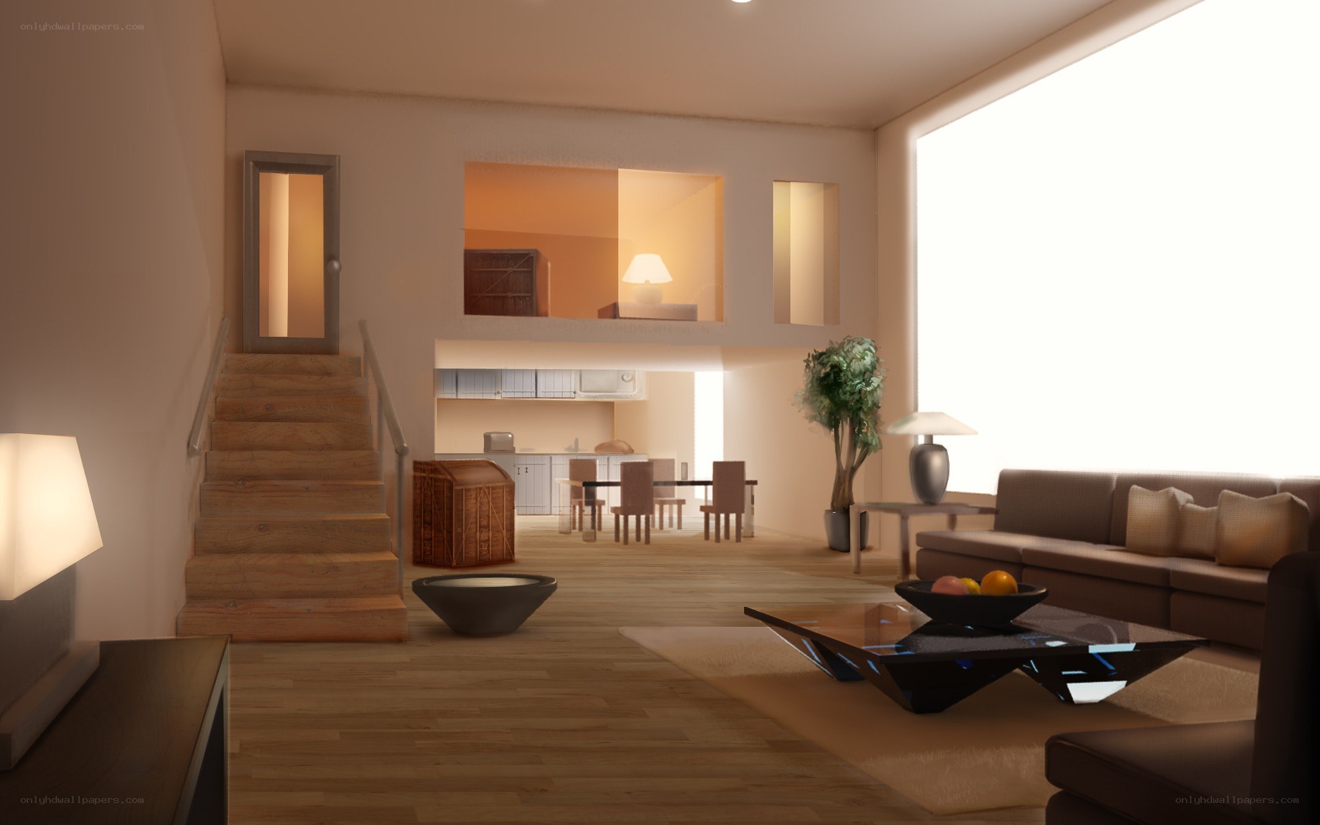 Modern living room interior