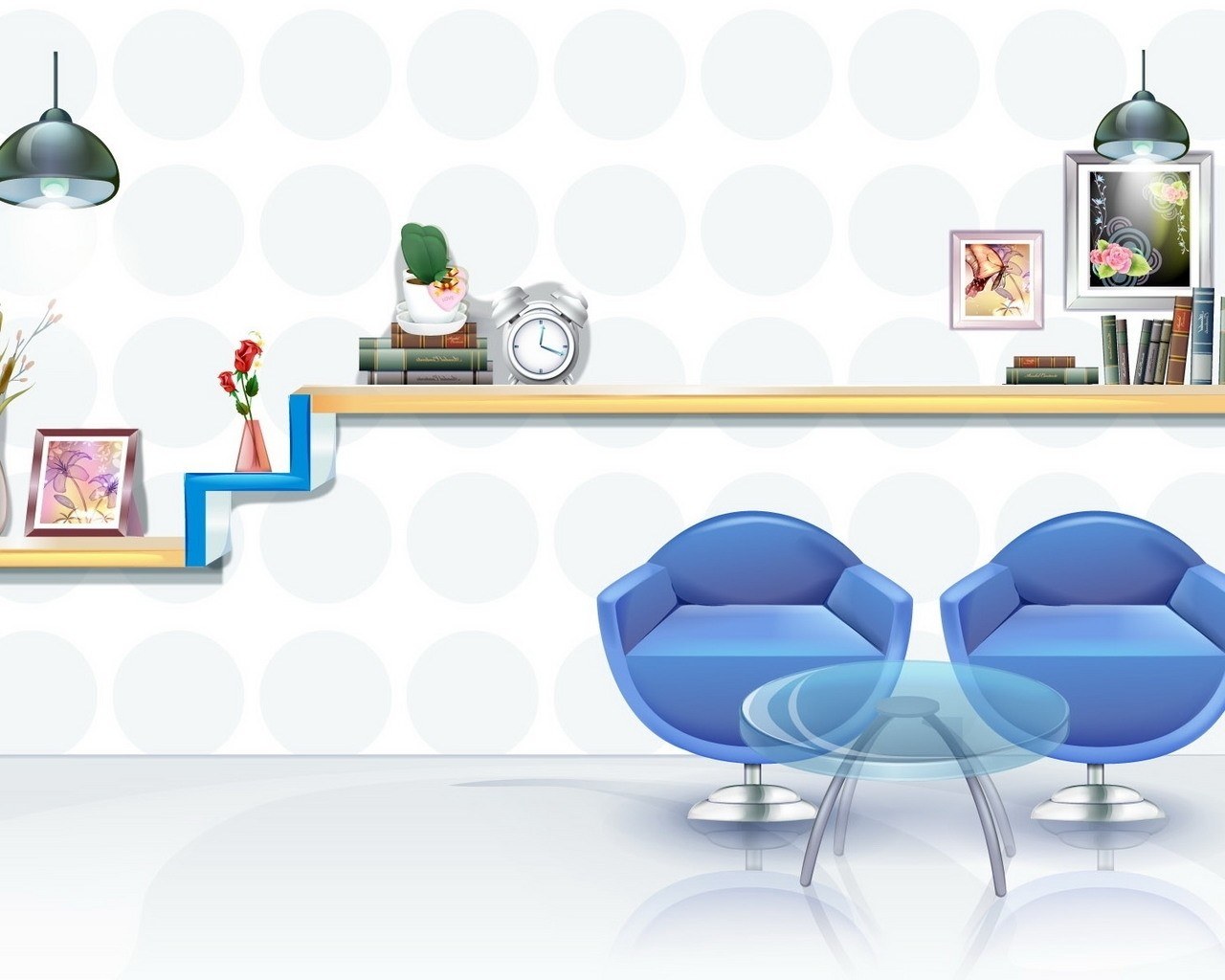 Modern living room interior